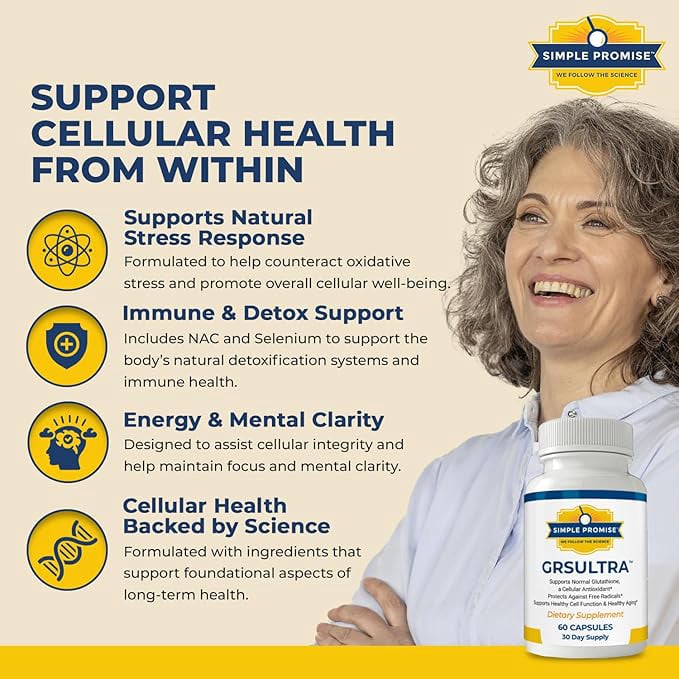 GRS Ultra glutathione supplement ingredients label