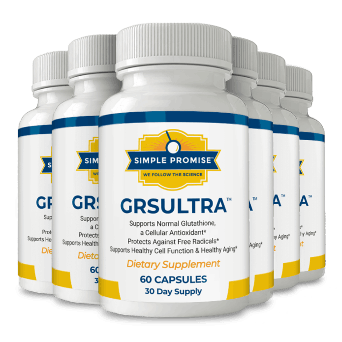 GRS Ultra supplement bottle – order now